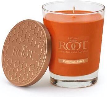 Large Veriglass Pumpkin Spice Jar Candle by Root in Pumpkin