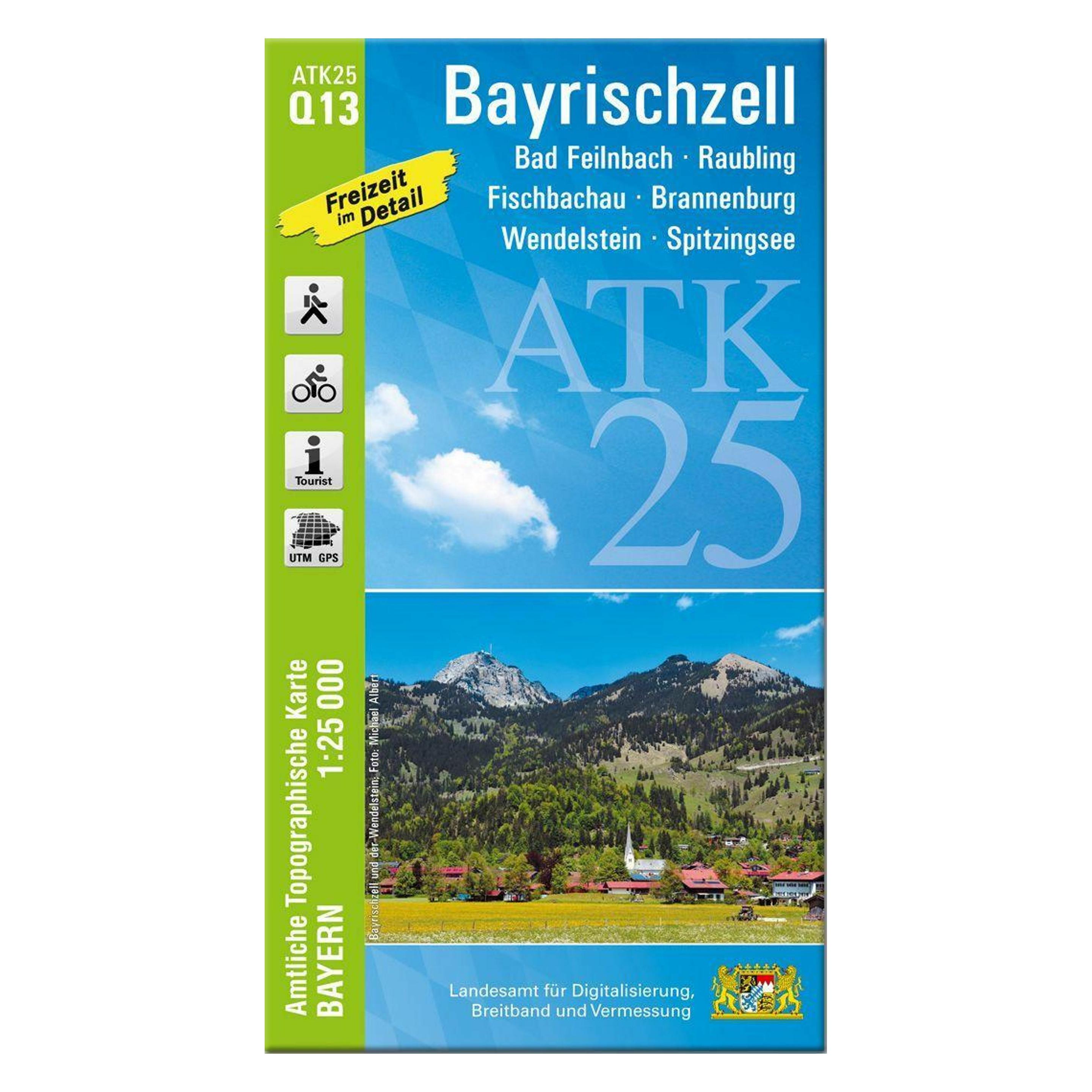 LDBV Bayern ATK25-Q13 Bayrischzell (Amtliche Topogr (40623520)