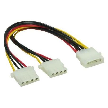 equip Stromversorgungskabel intern (20 cm, 4 pin Molex) (112030)