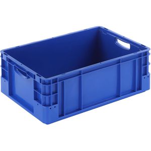 Alpha-Paletten Eurobox Silverline, blau, 40 Liter, offene Griffe, 60 x 40 x 22cm