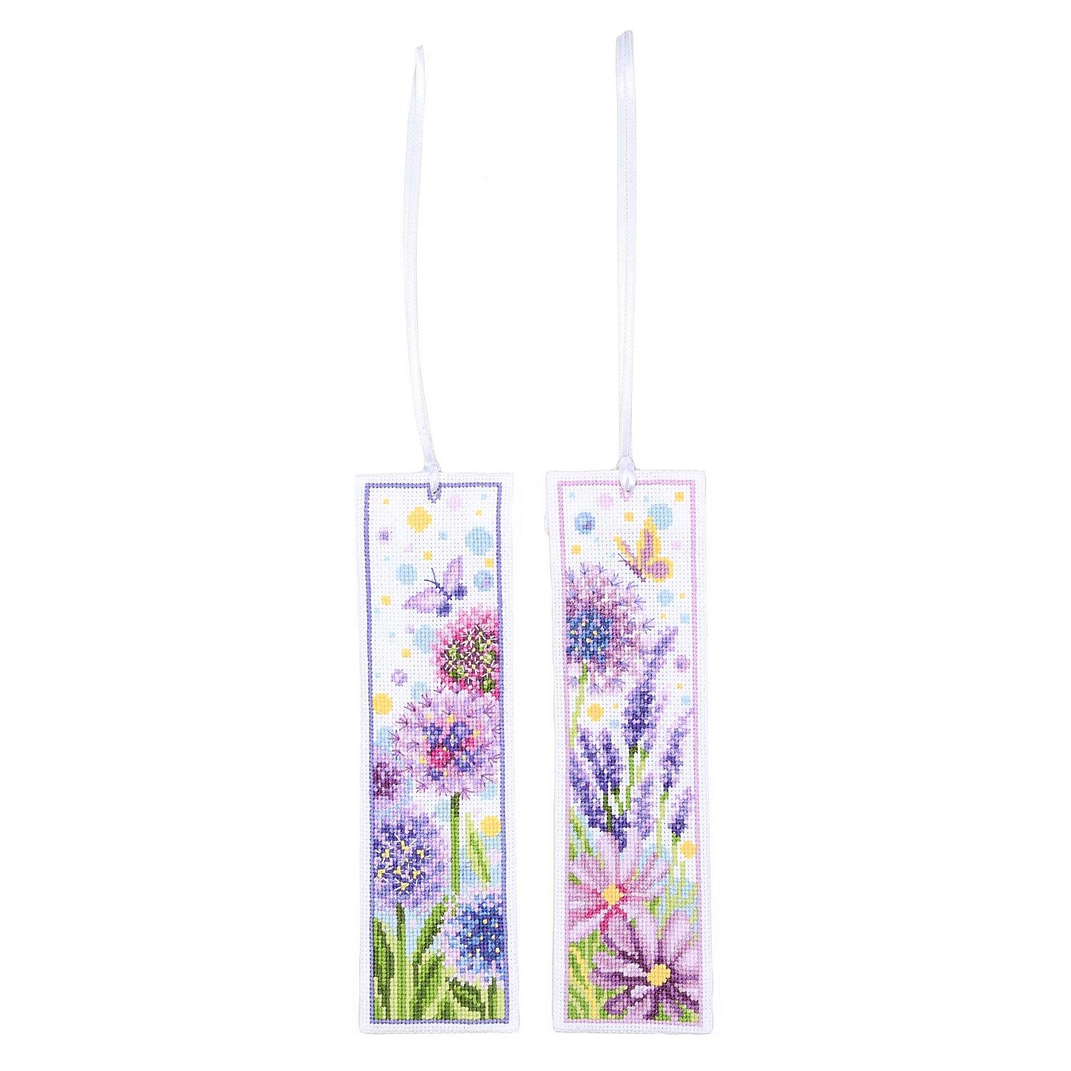 Lesezeichen "Pusteblume lila"