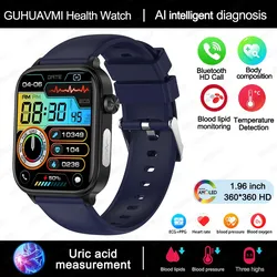 Smartwatch mit Gesundheitsfunktionen und Bluetooth-Anruf - Health monitoring Blue