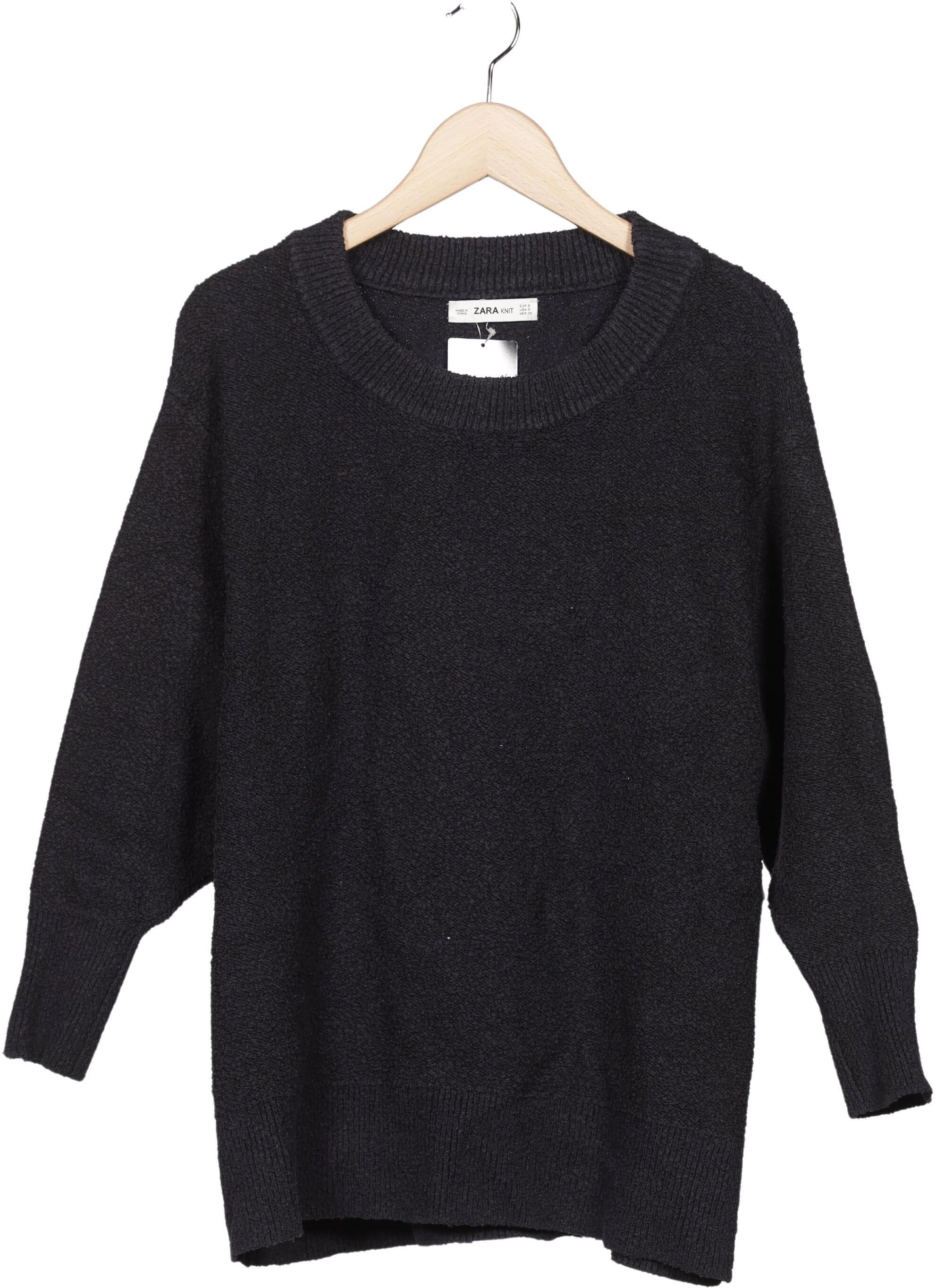 Zara Damen Pullover, Grau, Gr. S, Synthetik - Second Hand