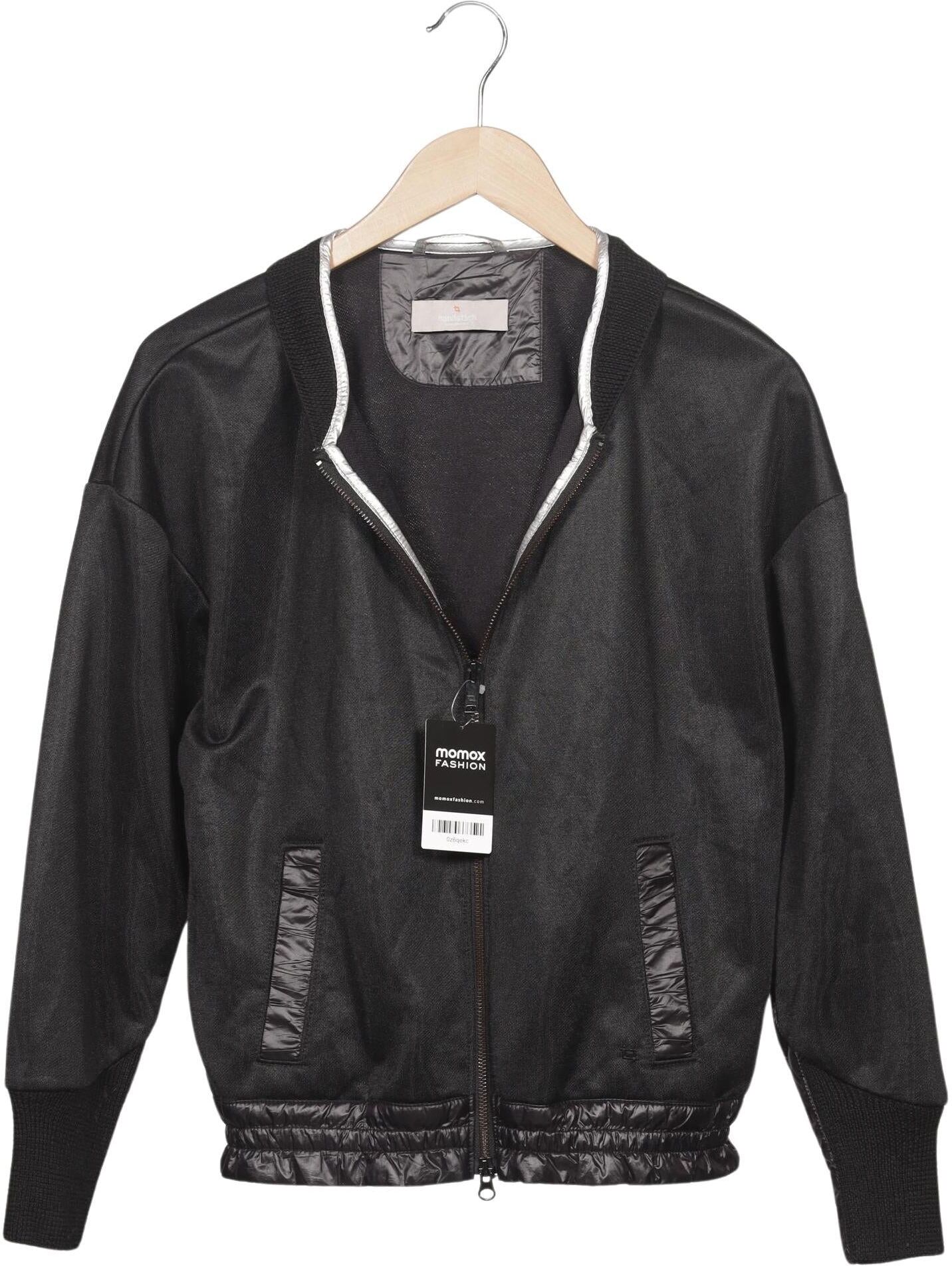 handstich Damen Jacke, Schwarz, Gr. XS, Synthetik / Baumwolle - Second Hand