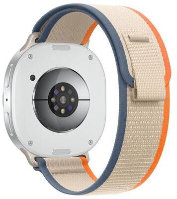 Everyday Crate Samsung Galaxy Watch8 Classic Nylon Watch Band Wild Path Loop Adjustable Sport Strap orange Beige