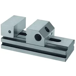 Schraubstock + Zwinge, Schleif- und Kontrollschraubstock mit Schnellverstellung (80 mm)