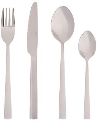 Safdie & Co. Inc. "16 Piece Silverware Set Service for 6, Flatware Set, Tableware Set - 10.5""L x 7.5""W x 2.5""H"