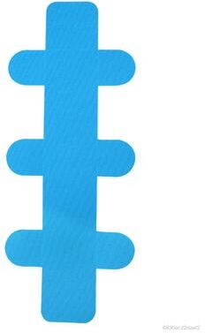 Healfit Counter Elastic Athletic Tape 10pcs, Muscle Support Patch, Protects Muscles, Knee Elbow Shoulder Ankle For Men blue 10pcs