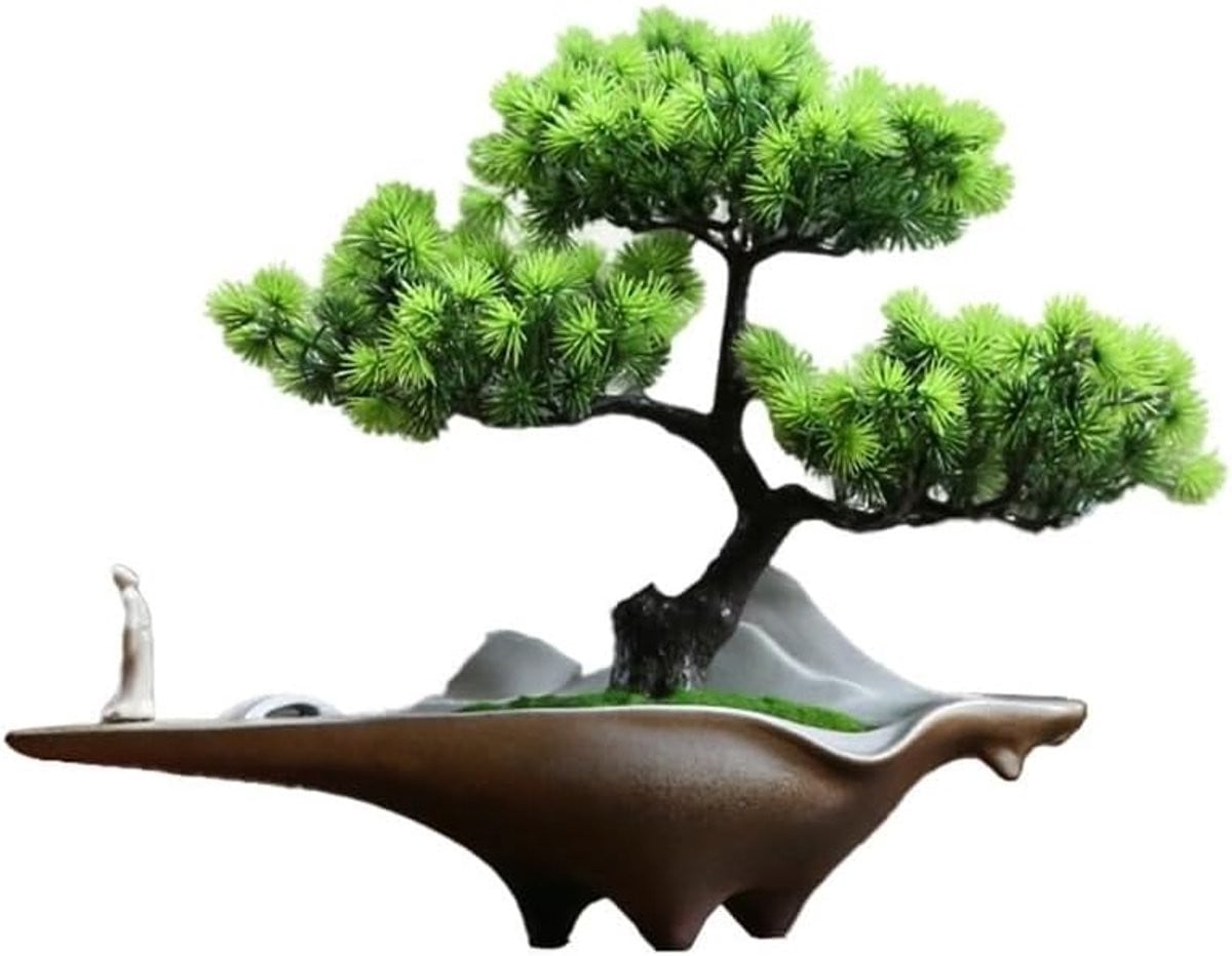 Onderhoudsvrije Nepboom Bonsai Kunstplant voor Interieur Decoratie