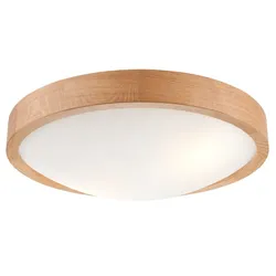 LED Deckenleuchte Lampe Eiche 2-flammig gewölbt 37 cm E27 LD-PD-8.2 DAB
