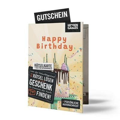 Hidden Games: Rätselhafter Geburtstag Rätselkarte
