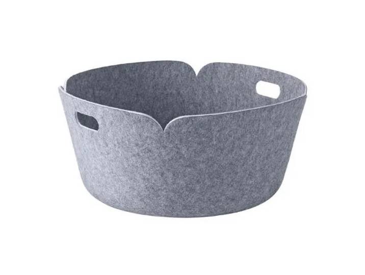 Muuto Panier de rangement Restore, rond gris