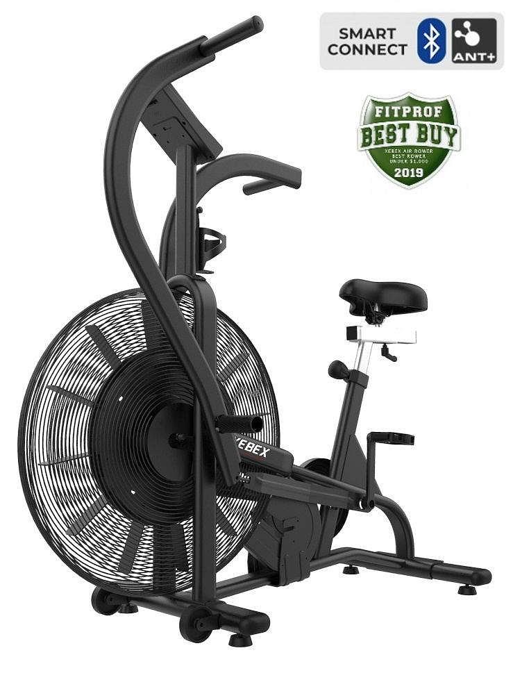 XEBEX Professionelles Heimtrainer-Fahrrad Air Bike Smart Connect
