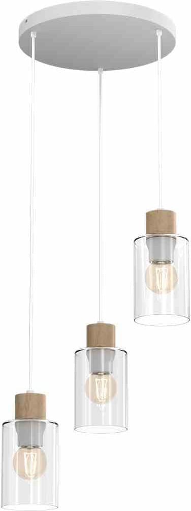 Eko-Light MADERA hanglamp voor 3x E27