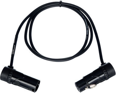 pro snake Low Profile XLR Patch FM 0.9 Schwarz