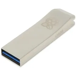 Raspberry Pi Flash Drive, USB 3.0 Stick, 128GB (128 GB, USB-A), USB Stick, Silber