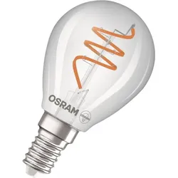 OSRAM E14 VINTAGE Spiral LED Filament Lampe dimmbar 4,6W wie 40W warmweißes gemütliches Licht 2700K 90Ra
