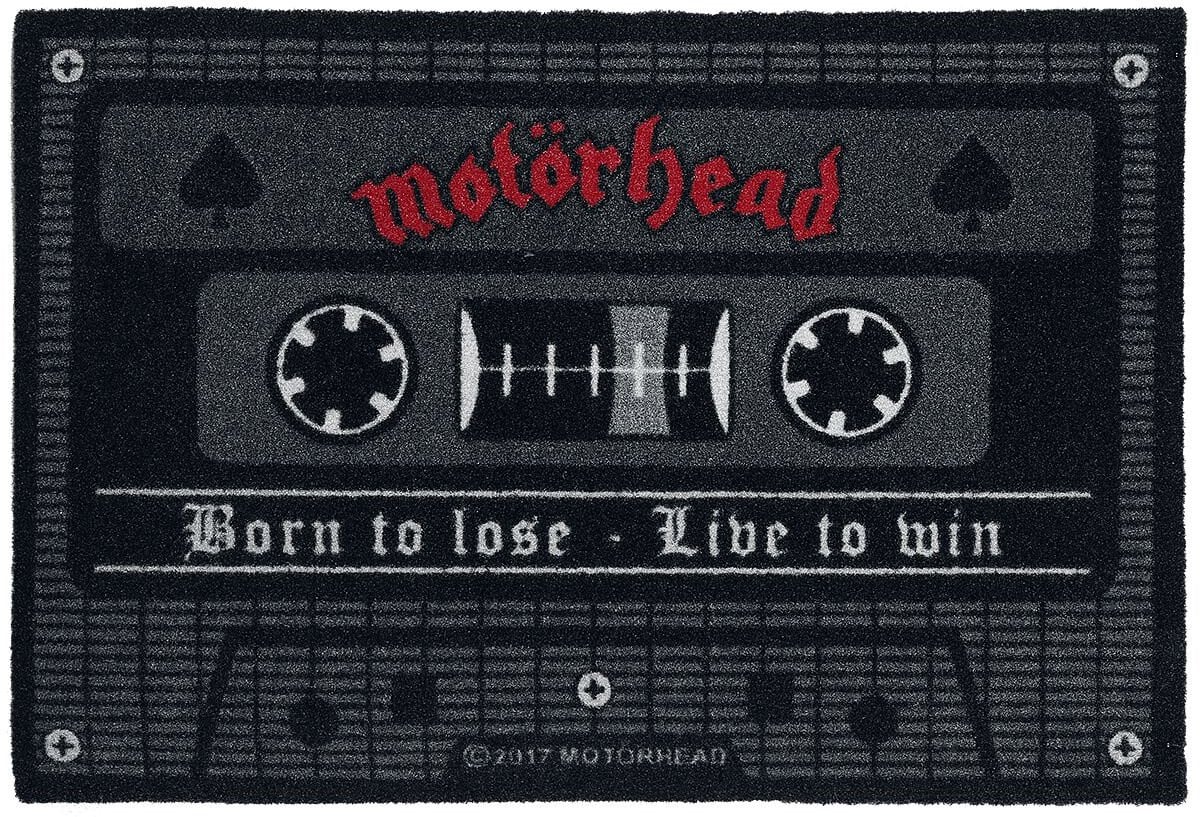 Motörhead Born To Lose - Live To Win Unisex Deurmat - Meerkleurig