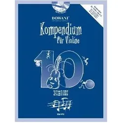 Kompendium für Violine Band 10 (+CD) für 2 Violinen (Schüler und Lehrer), Fachbücher
