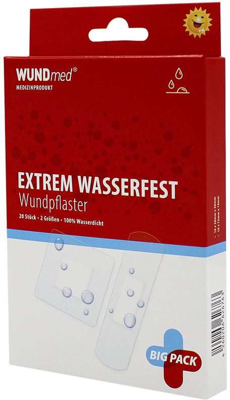 WUNDmed® Pflaster Extrem Wasserfest weiß 20 St. 03-009