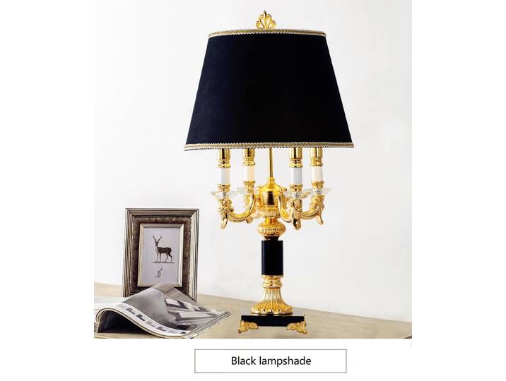 Lampe de Table en cristal noir, de luxe, de haute qualité, à la mode, pour chambre à coucher, lampe de chevet, décoration moderne, 2026