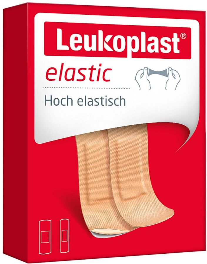 Leukoplast Elastic Strips 19x76mm 8st/25x76mm 12st 20stk