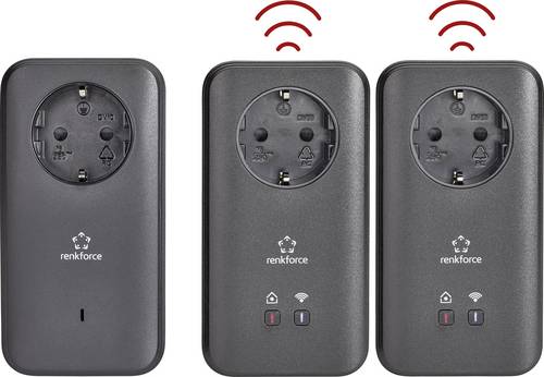 Renkforce PL600D WiFi Powerline WLAN Network Kit RF-3385558 500MBit/s