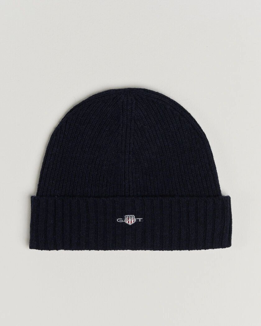 Gant Wool Beanie Marine