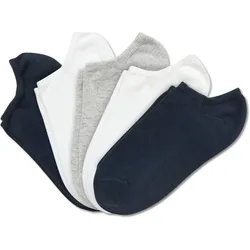 Tchibo - 5 Paar Sneakersocken - Damen - Gr. 35-38 - dunkelblau