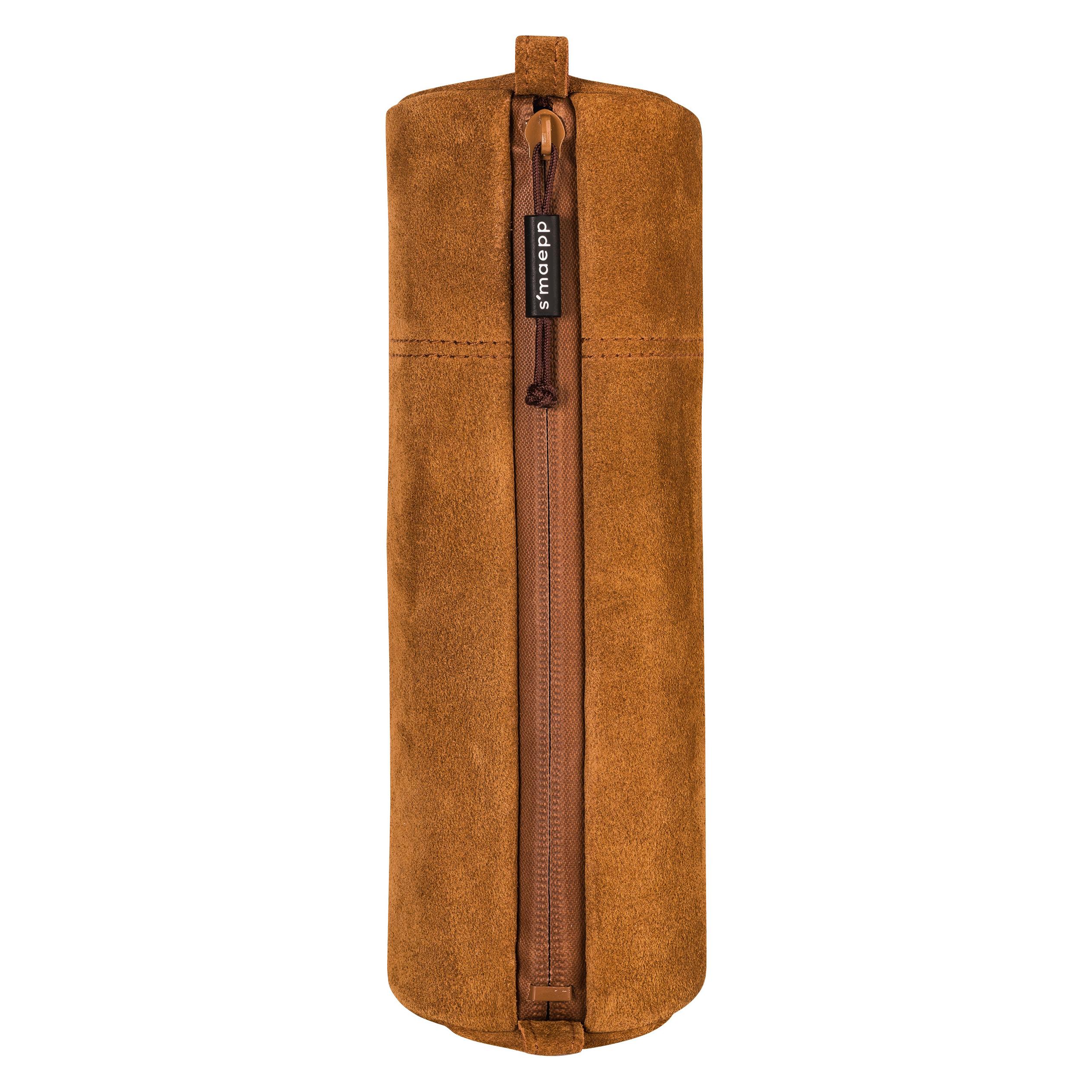 Brunnen Schlamper-Etui M Wildleder braun (104922270)