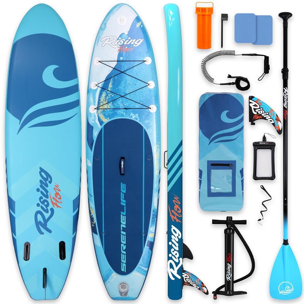 SUP-Board - Aufblasbares Stand-Up-Paddleboard - 320 cm - Mit Paddel, Pumpe und Sicherheitsleine