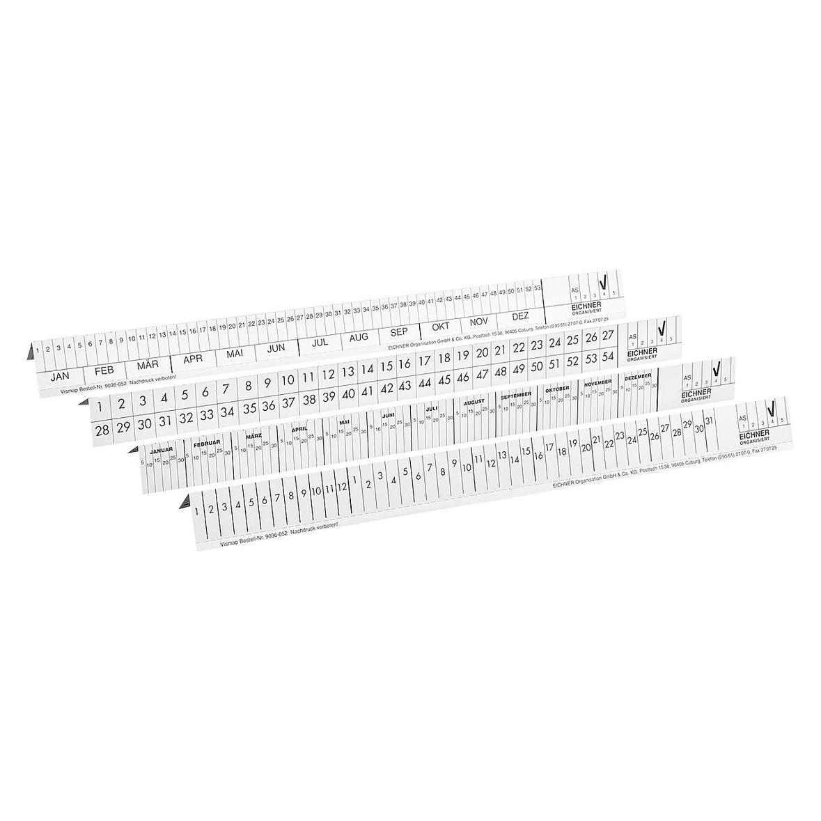 Eichner 100 Beschriftungsschilder für Hängeregister weiss (9036-00052)