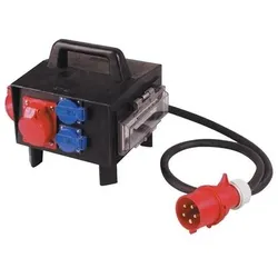 JÄger Direkt Vollgummikleinverteiler CEE-32 A,5-polig 1xCEE 32 A,2xCEE 16 A,3x230V