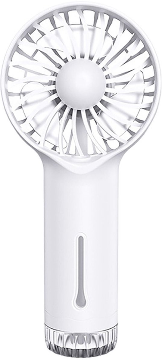 Draagbare handbediende spraykoeler ventilator in wit