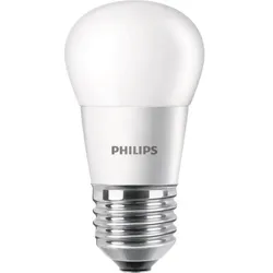 PHILIPS E27 CorePro LEDluster Tropfenlampe 2,8W wie 25W warmweißes Licht mattiert blendfrei