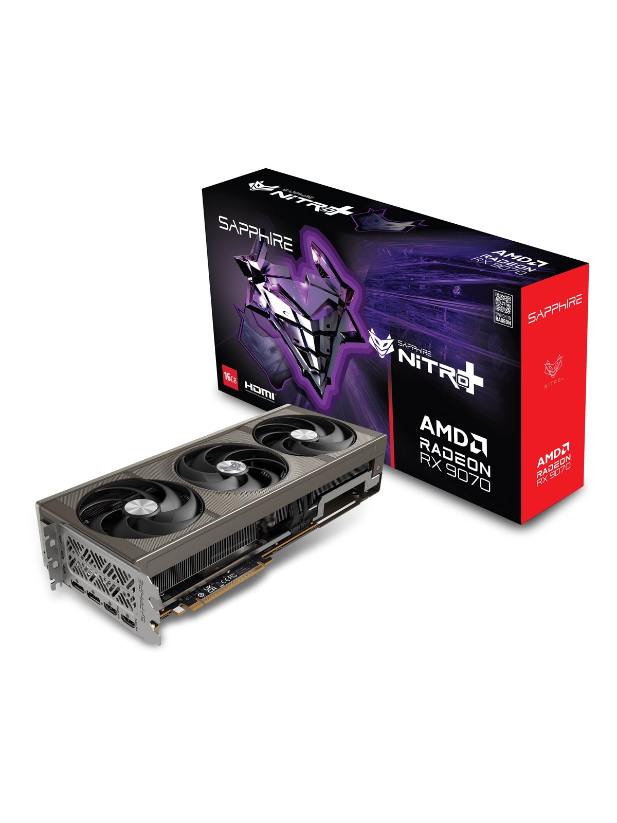 Sapphire Radeon RX 9070 NITRO+ - 16GB GDDR6 RAM - Grafikkarte