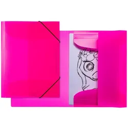 HERMA Sammelmappe Neon DIN A4 neon-pink