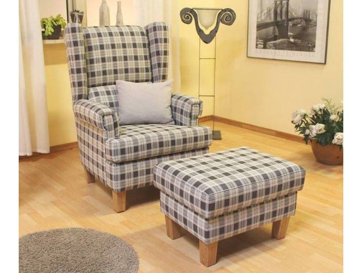 Ohrensessel mit Federkern im Landhausstil – Montierte Lieferung – 3%-Vorkasse-Rabatt