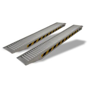 Trutzholm Auffahrrampe 38255901, 2 Stück, 212cm Länge, Aluminium, 3800kg Tragkraft