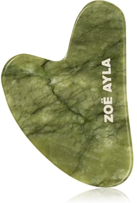 Zoë Ayla Luxurious Jade Gua Sha Therapy Tool accessoire de massage 1 pcs