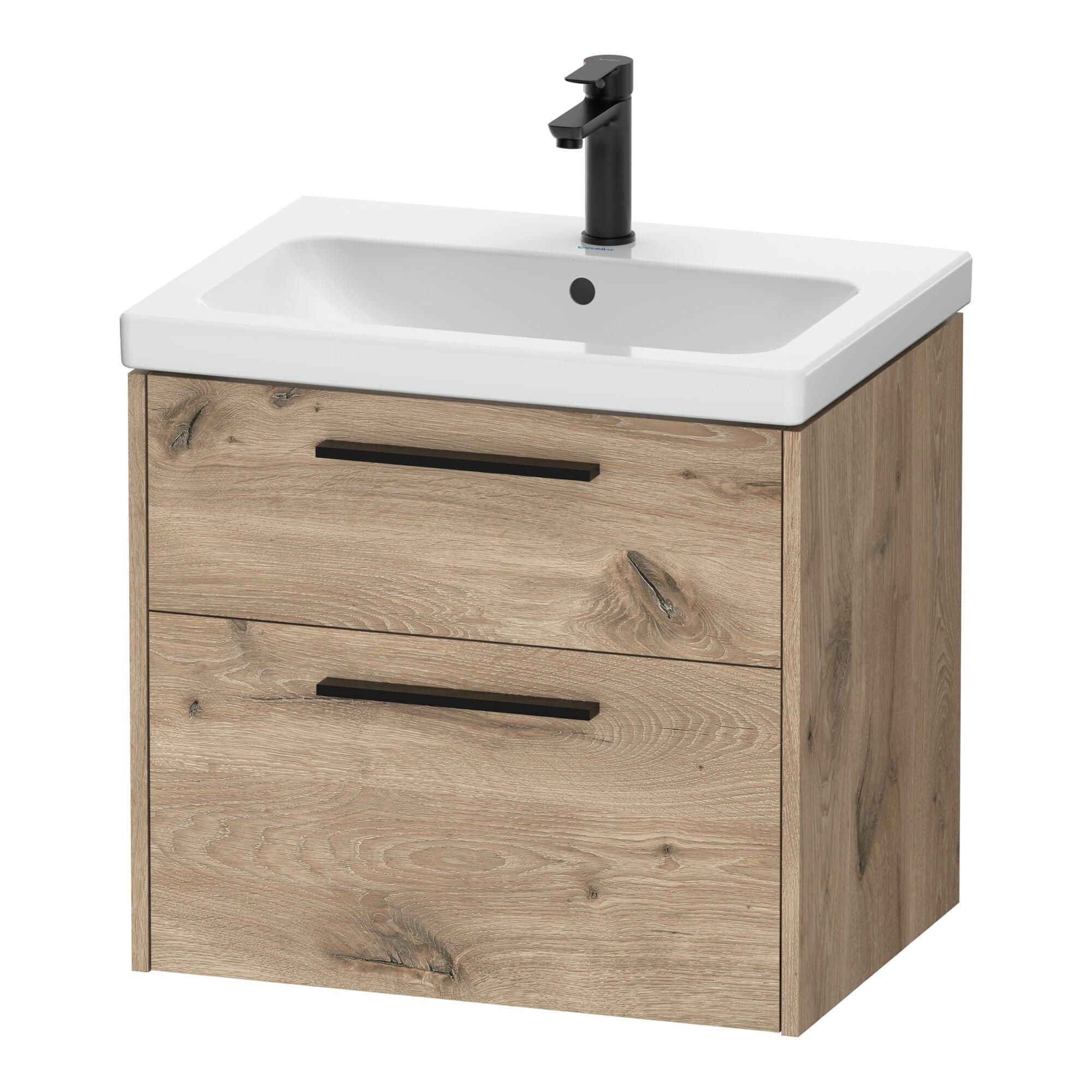 Duravit Waschtischunterschrank D-Code 63,4x55,5x46cm, 2 L, S, E Marmor, Gr. sw (DC46710BD550000)