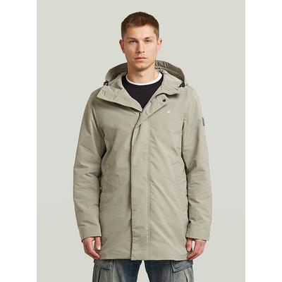 Parka G-STAR "Clean Vodan Parka", Herren, Gr. XXL, beige (elephant skin), Obermaterial: 54% Elastomultiester, 46% Polyester, Jacken Parka