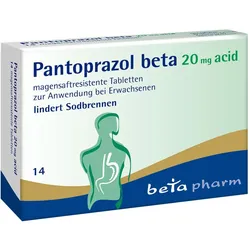 Pantoprazol beta 20 mg acid