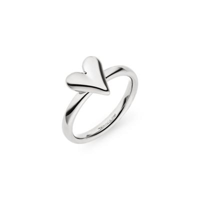 Fingerring TAMARIS "Schmuck Geschenk Edelstahl Ring Edgy Heart, Herz" Gr. 54, edelstahlfarben, Fingerringe, Damen, 54, Edelstahl, 2mm, Fingerring
