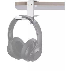 Neomounts Headset-Halterung ADS11-171SL, silber, mit Tischklemme, klappbar, aus Aluminium