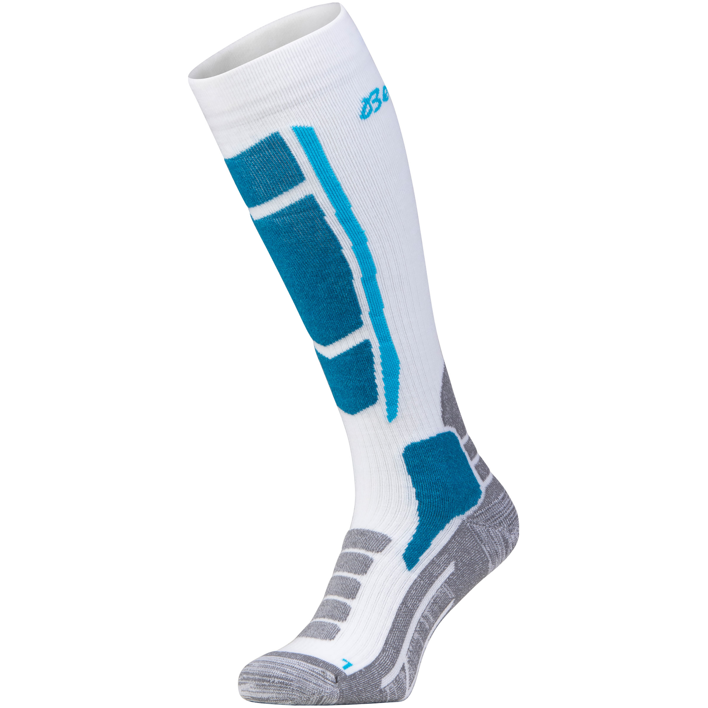 Bergans AllMountain Ski Merino Skisocken blau Größe 44 Trekking Widerstandsfähig Merinowolle