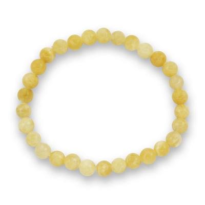 Orangencalcit Edelsteinarmband 6mm, J749-14