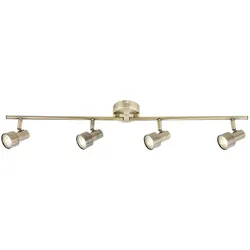 Deckenleuchte Deckenlampe Wohnzimmerlampe LED Metall Bronzefarbe Schwenkbar 80cm
