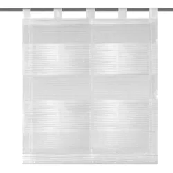 Schmidt Schlaufenrollo Gabi 60 x 130 cm Polyester Weiß