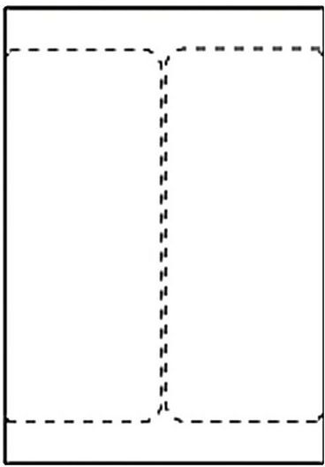NO BRAND Transportetikett laser 105x220mm 500/fp